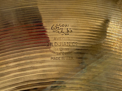 Avedis Zildjian Small Stamp 18” Crash Cymbal 1,396g (1957-59)