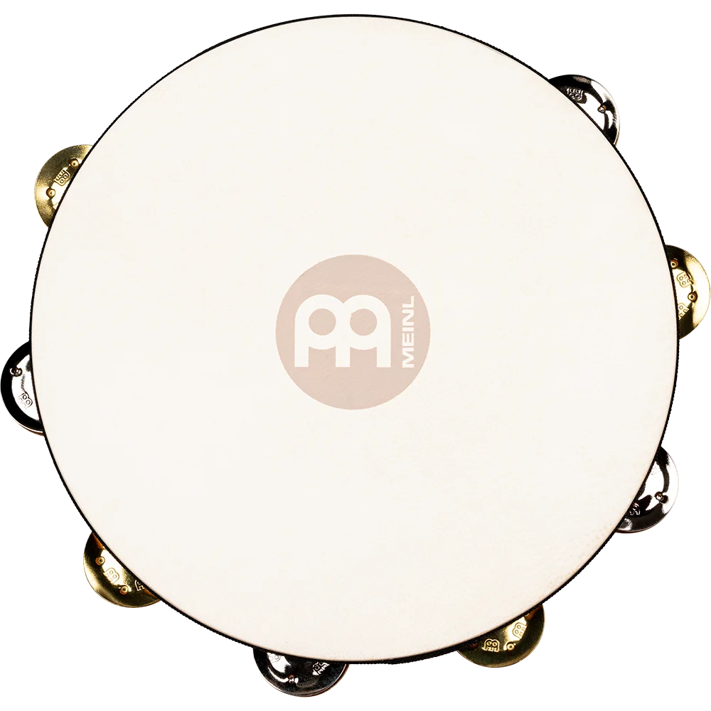 Meinl Percussion Recording-Combo Wood Tambourine - Double Row with Head