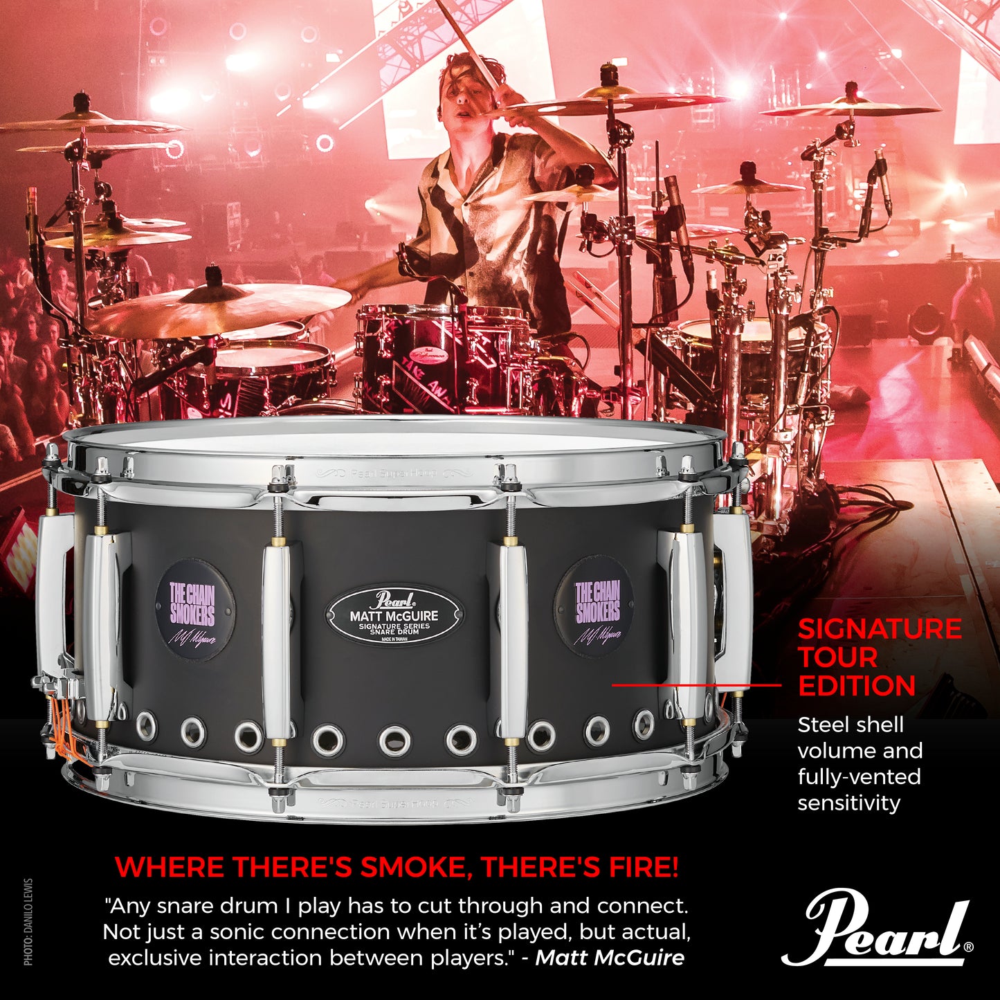 MATT MCGUIRE 14X6.5 TOUR EDITION SIGNATURE SNARE