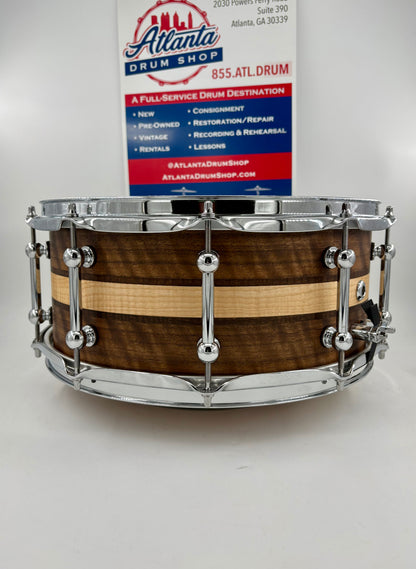 Pi Drum Company 14"x6" Custom Stave Multi-Wood Snare