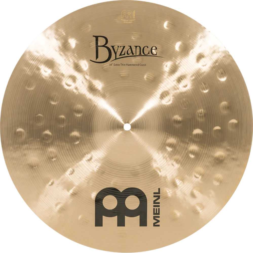 Meinl Cymbals 18-inch Byzance Traditional Extra Thin Hammered Crash Cymbal
