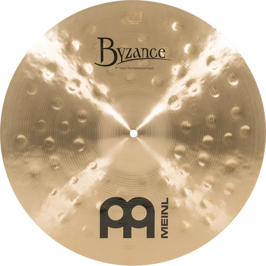 Meinl Cymbals 18-inch Byzance Traditional Extra Thin Hammered Crash Cymbal