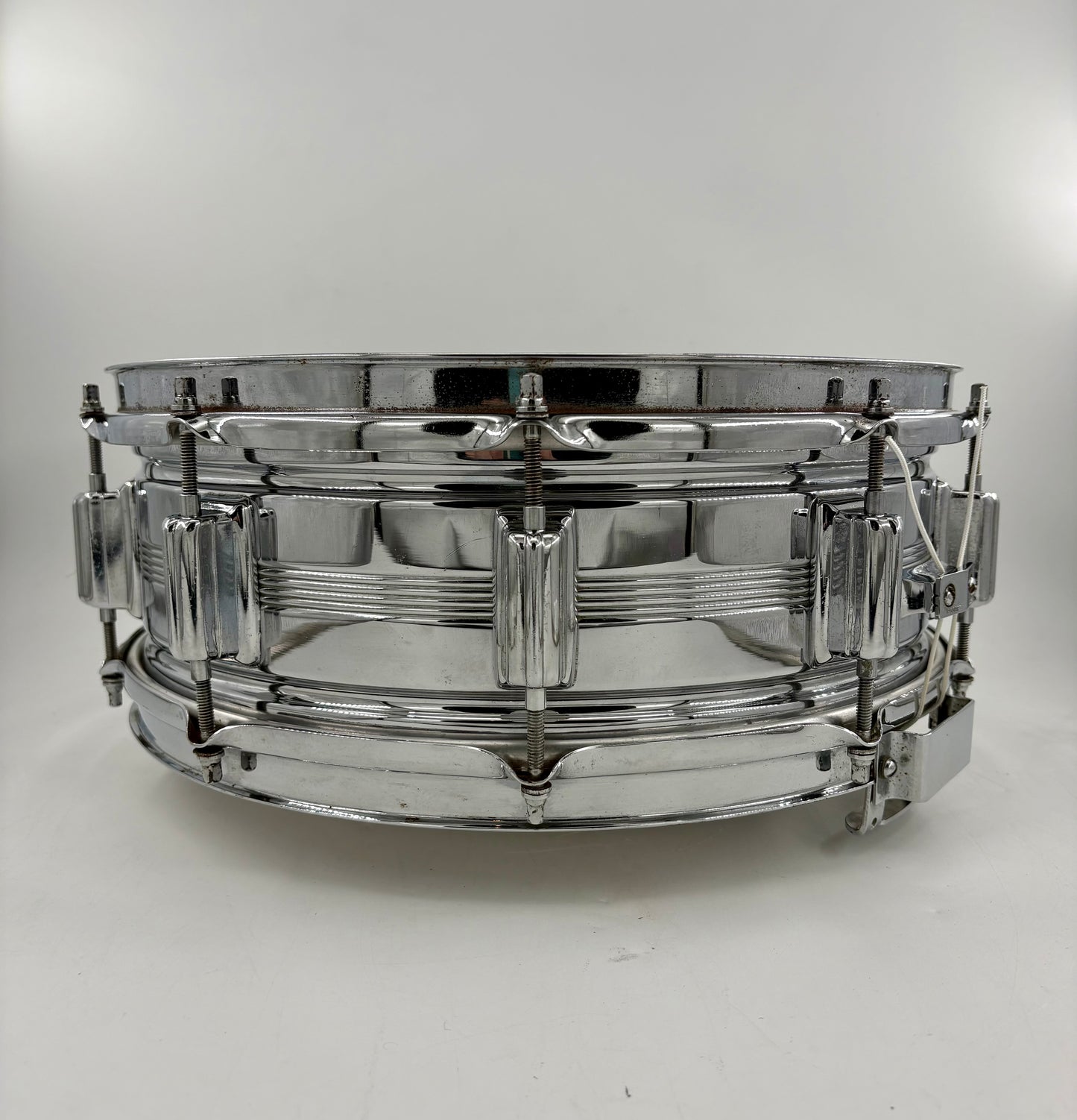 Vintage Rogers "5-Line" Dyna-Sonic 14" x 5" Chrome