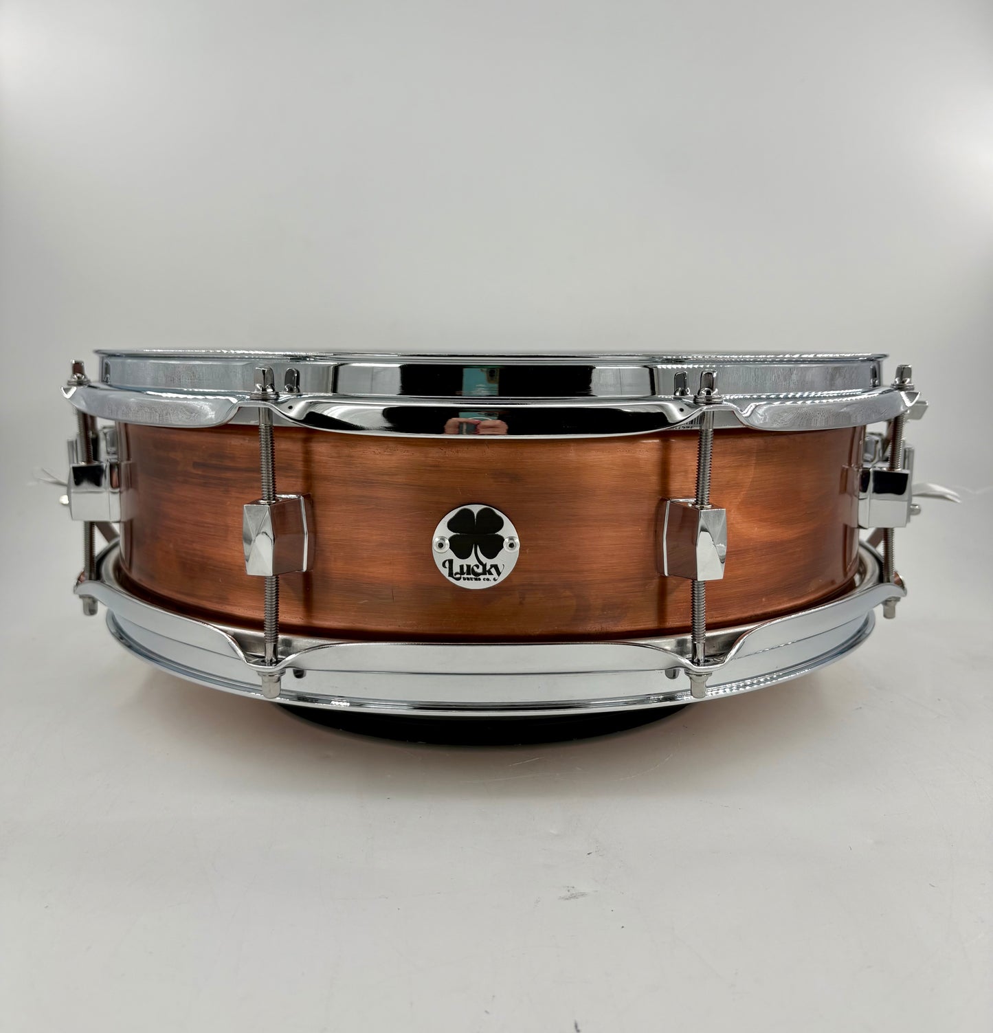 Lucky Drums Company 4.5”x15” Dark Brushed Copper Snare