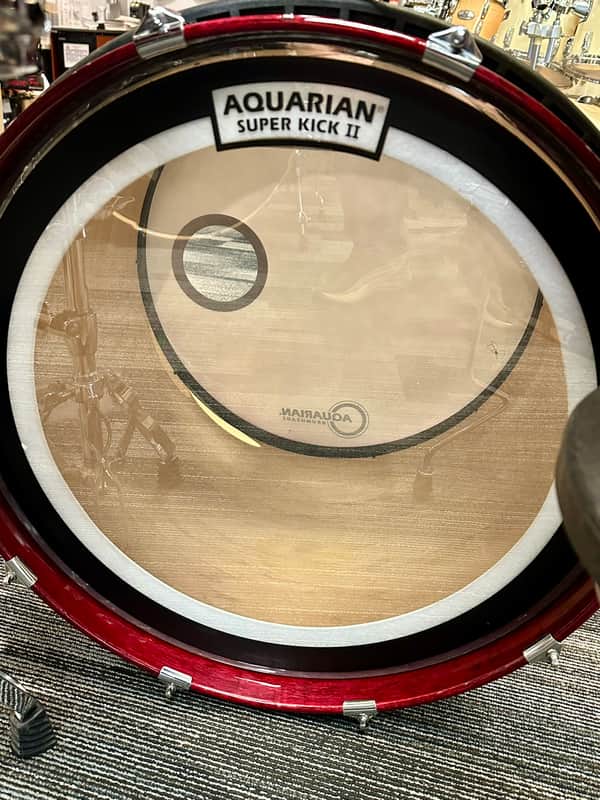 Peavey Radial Pro 751 5-Piece 1994 - Clear Gloss Red-Peavey-Atlanta Drum Shop
