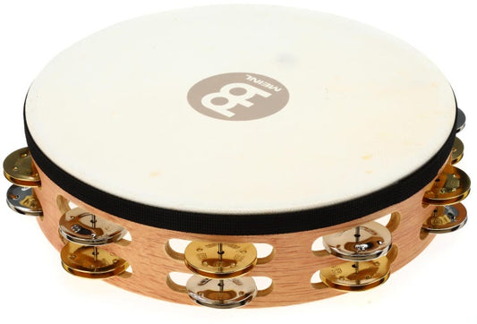 Meinl Percussion Recording-Combo Wood Tambourine - Double Row with Head