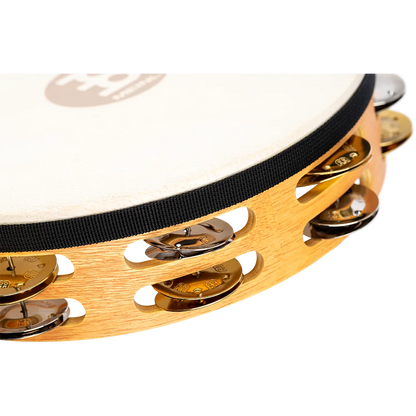 Meinl Percussion Recording-Combo Wood Tambourine - Double Row with Head