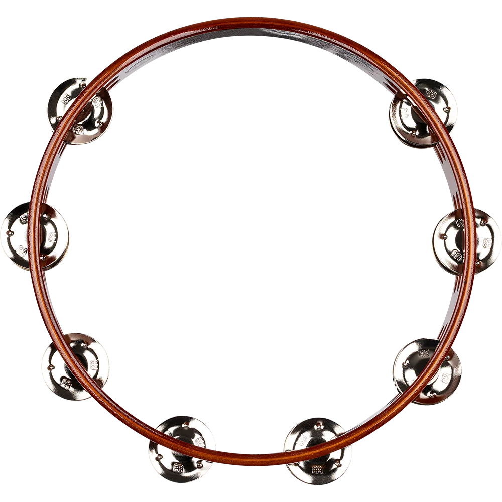 Meinl Percussion 10-inch Handheld Wood Tambourine - Antique Brown