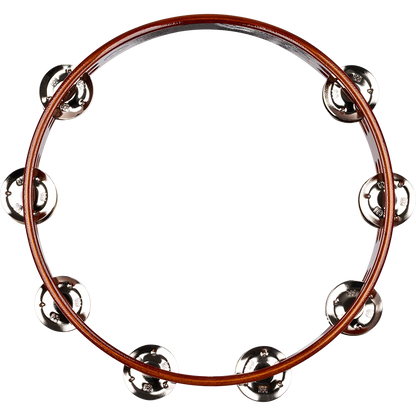 Meinl Percussion 10-inch Handheld Wood Tambourine - Antique Brown