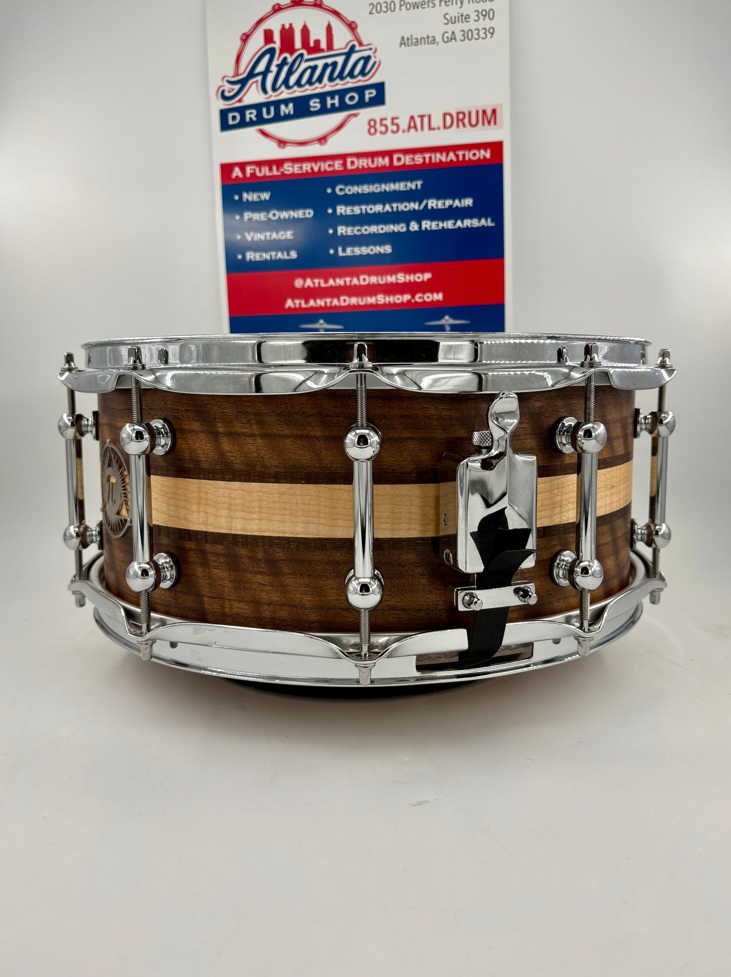 Pi Drum Company 14"x6" Custom Stave Multi-Wood Snare