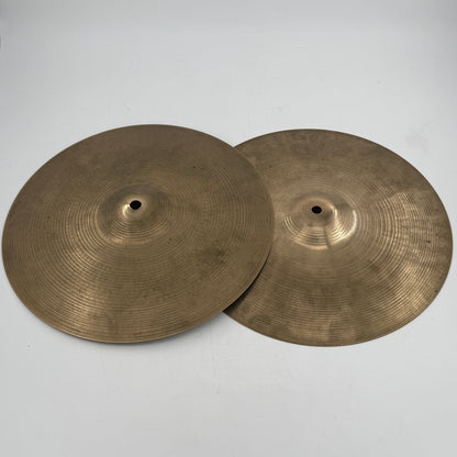 A. Zildjian Large Stamp Hi-hats 14”