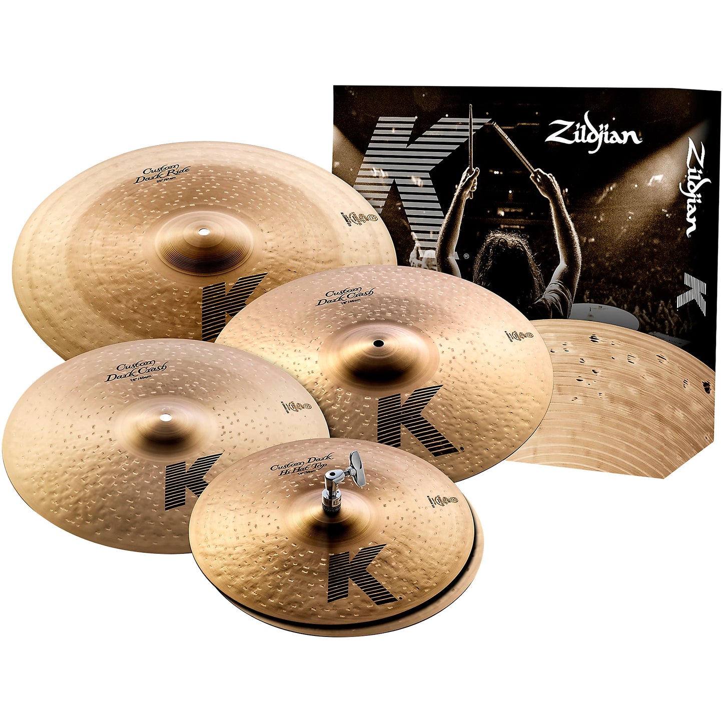 Zildjian KCD900 K Custom Dark Cymbal Pack-Zildjian-Atlanta Drum Shop