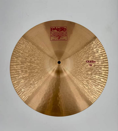 Paiste 2002 19" Crash (1,672g)-Paiste-Atlanta Drum Shop