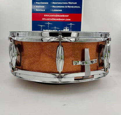 Lucky Drums Company 14" x 5" Artistic Copper Finish Snare-Lucky Drum Co-Atlanta Drum Shop