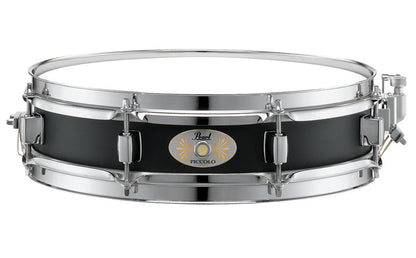 Pearl S1330 Steel Effect Piccolo Snare Drum - 3 x 13 inch - Black