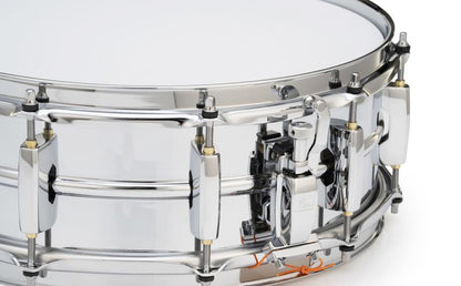 Pearl 6.5" x 14" Sensitone Heritage Steel Alloy Snare Drum - Polished