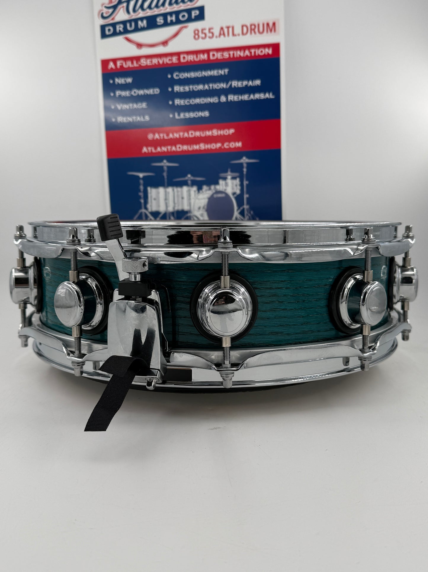 Wellingtone 14” x 4” “Lagoon Leibowitz” Red Oak Snare Drum