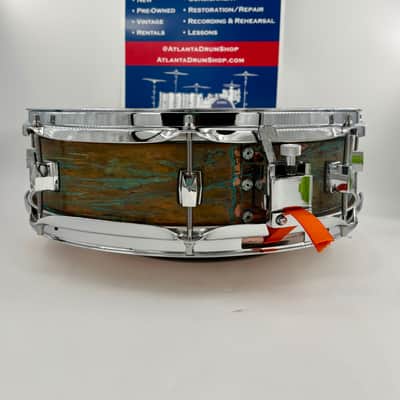 Lucky 14x5 Artistic Pre-Patina Snare-Lucky Drum Co-Atlanta Drum Shop