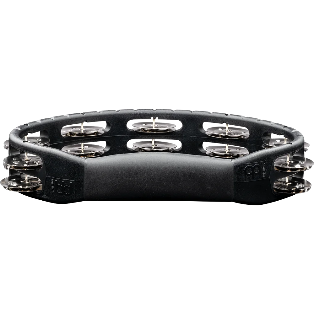 Meinl Headliner ® Series Molded ABS Tambourine - Black, Dual Row, Stainless Steel Jingles