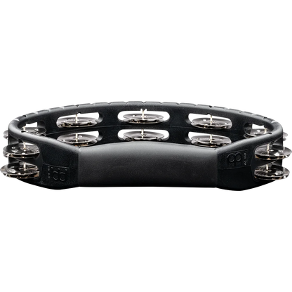 Meinl Headliner ® Series Molded ABS Tambourine - Black, Dual Row, Stainless Steel Jingles