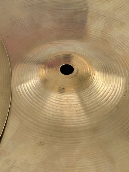 Vintage A. Zildjian 1960's Stamp 14" Hi-hats - 790g/1180g