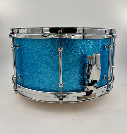 Montineri Custom 7”x14” Light Blue Sparkle Snare