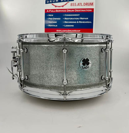 Lucky Drums Company 14"x 7" Galvanized Steel 8-Lug Snare-Lucky Drum Co-Atlanta Drum Shop