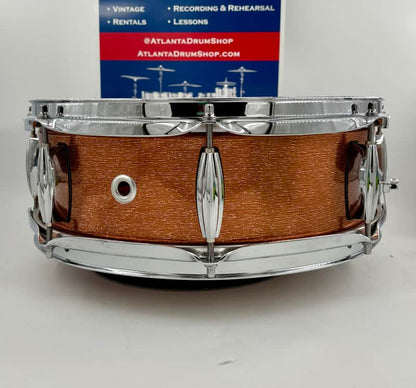 Lucky Drums Company 14" x 5" Artistic Copper Finish Snare-Lucky Drum Co-Atlanta Drum Shop