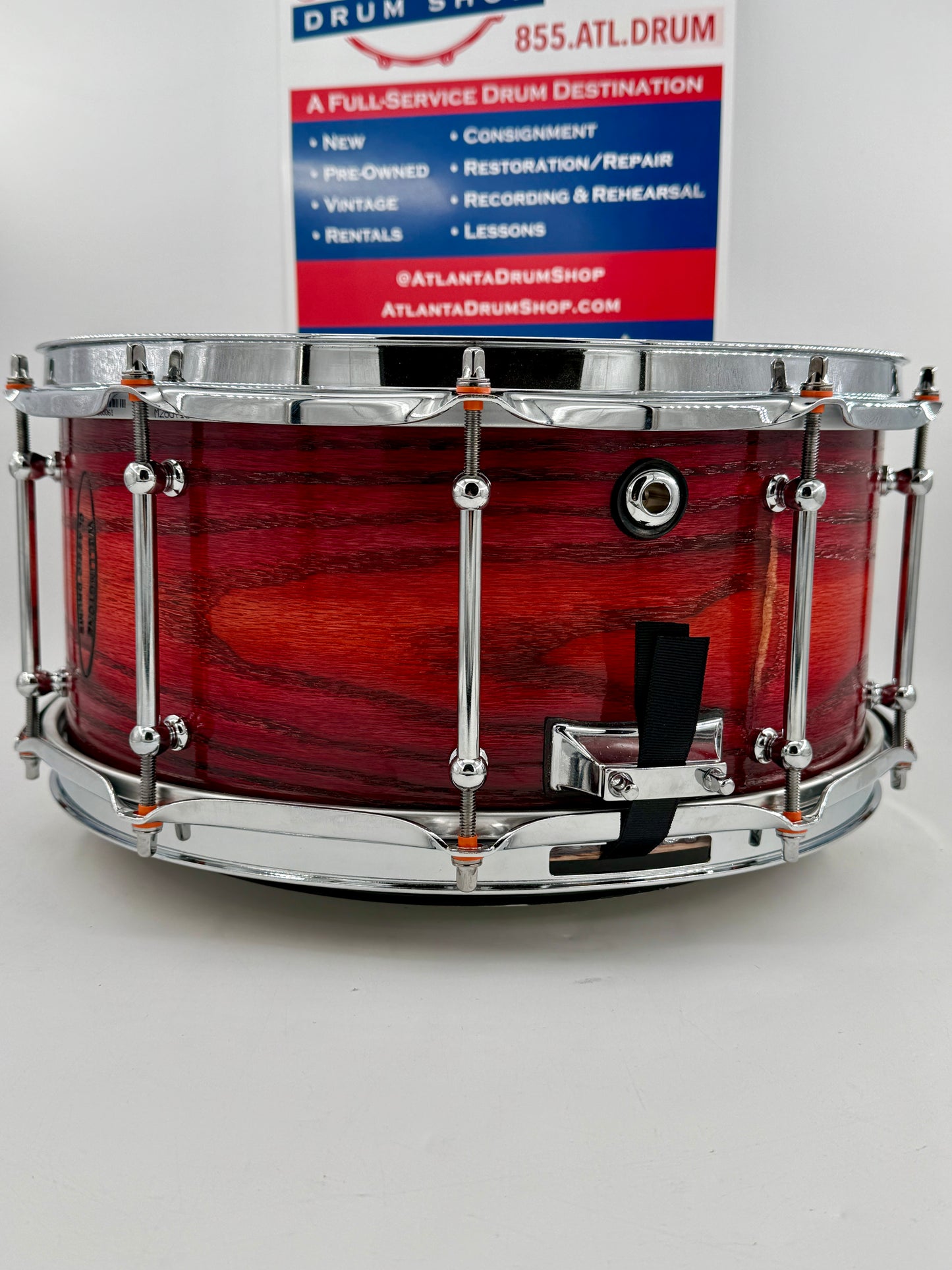 Wellingtone Custom Drum Company - 14” x 6” Steam-Bent Red Oak Snare