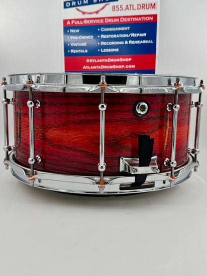 Wellingtone Custom Drum Company - 14” x 6” Steam-Bent Red Oak Snare