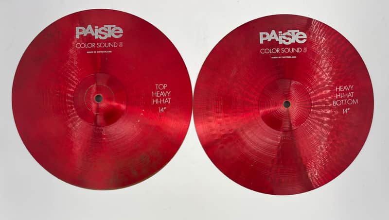 Paiste Color Sound 5 14" Heavy Hi-Hats (982g & 1,050g)-Paiste-Atlanta Drum Shop