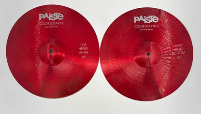 Paiste Color Sound 5 14" Heavy Hi-Hats (982g & 1,050g)-Paiste-Atlanta Drum Shop