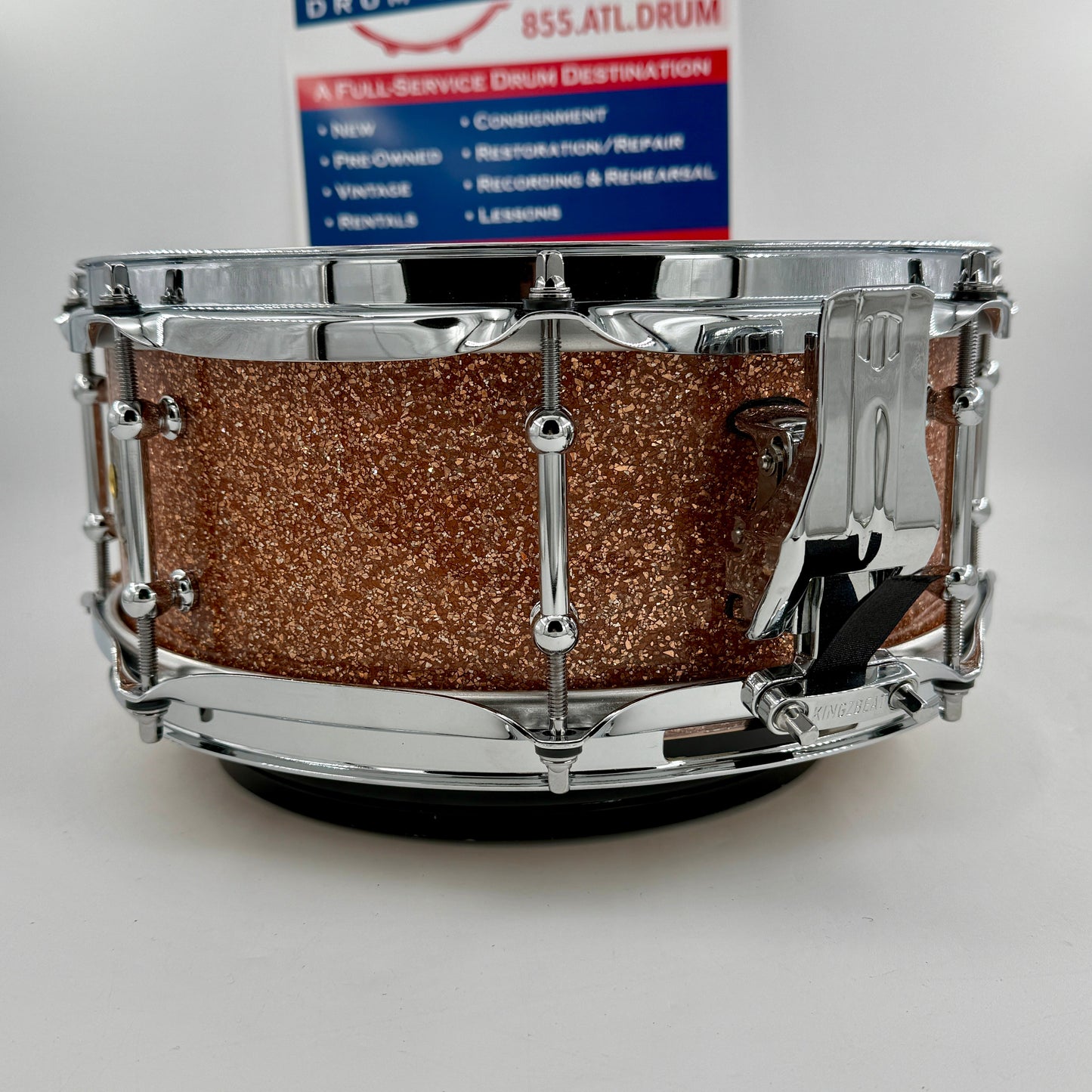 Montineri 12” x 5” Maple Snare 2025 - Champagne Sparkle-Montineri-Atlanta Drum Shop