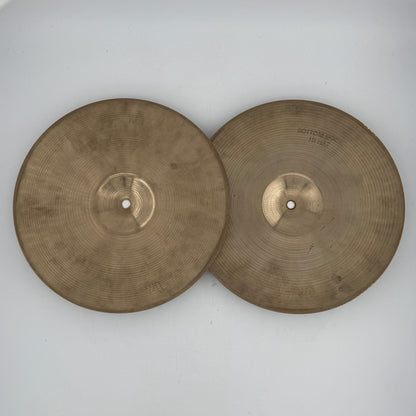 A. Zildjian Large Stamp Hi-hats 14”