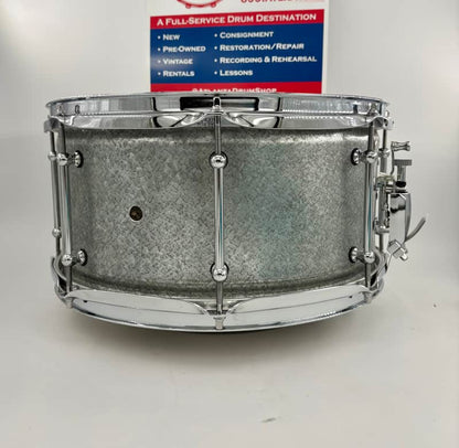 Lucky Drums Company 14"x 7" Galvanized Steel 8-Lug Snare-Lucky Drum Co-Atlanta Drum Shop