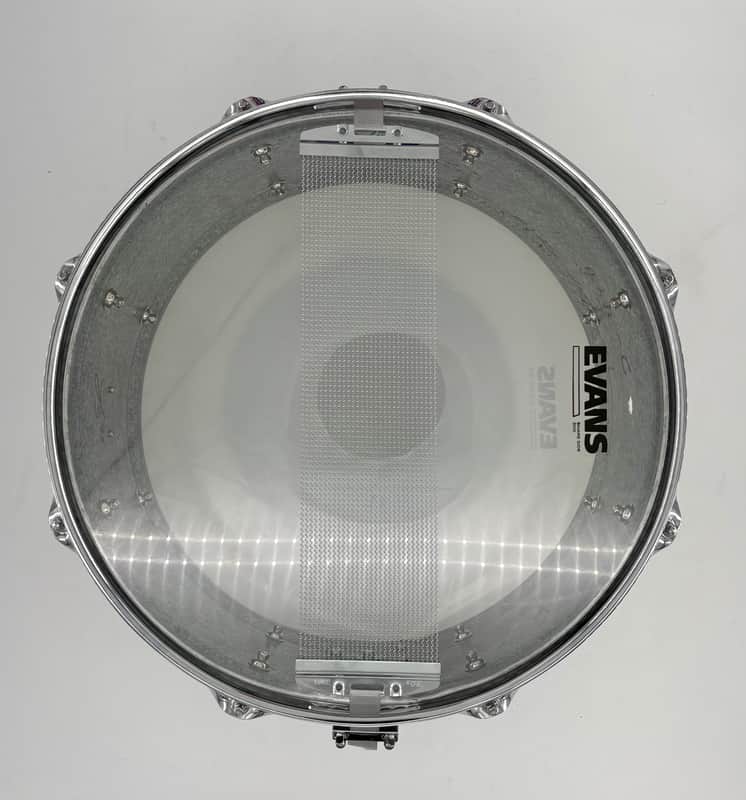 Lucky Drums Company 14"x 7" Galvanized Steel 8-Lug Snare-Lucky Drum Co-Atlanta Drum Shop