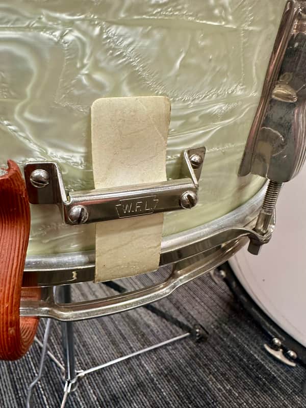 WFL/Ludwig Vintage 5 Piece Drum Set 1950s - White Marine Pearl