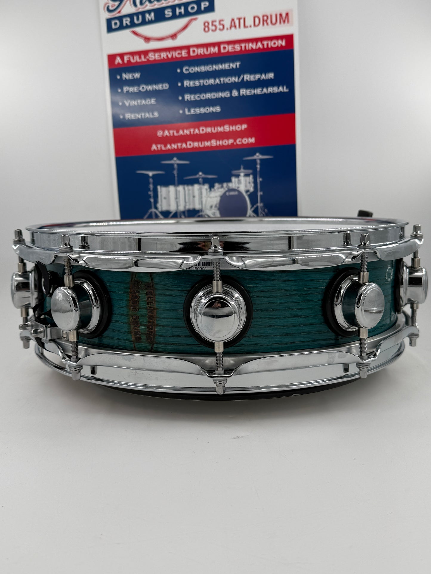 Wellingtone 14” x 4” “Lagoon Leibowitz” Red Oak Snare Drum
