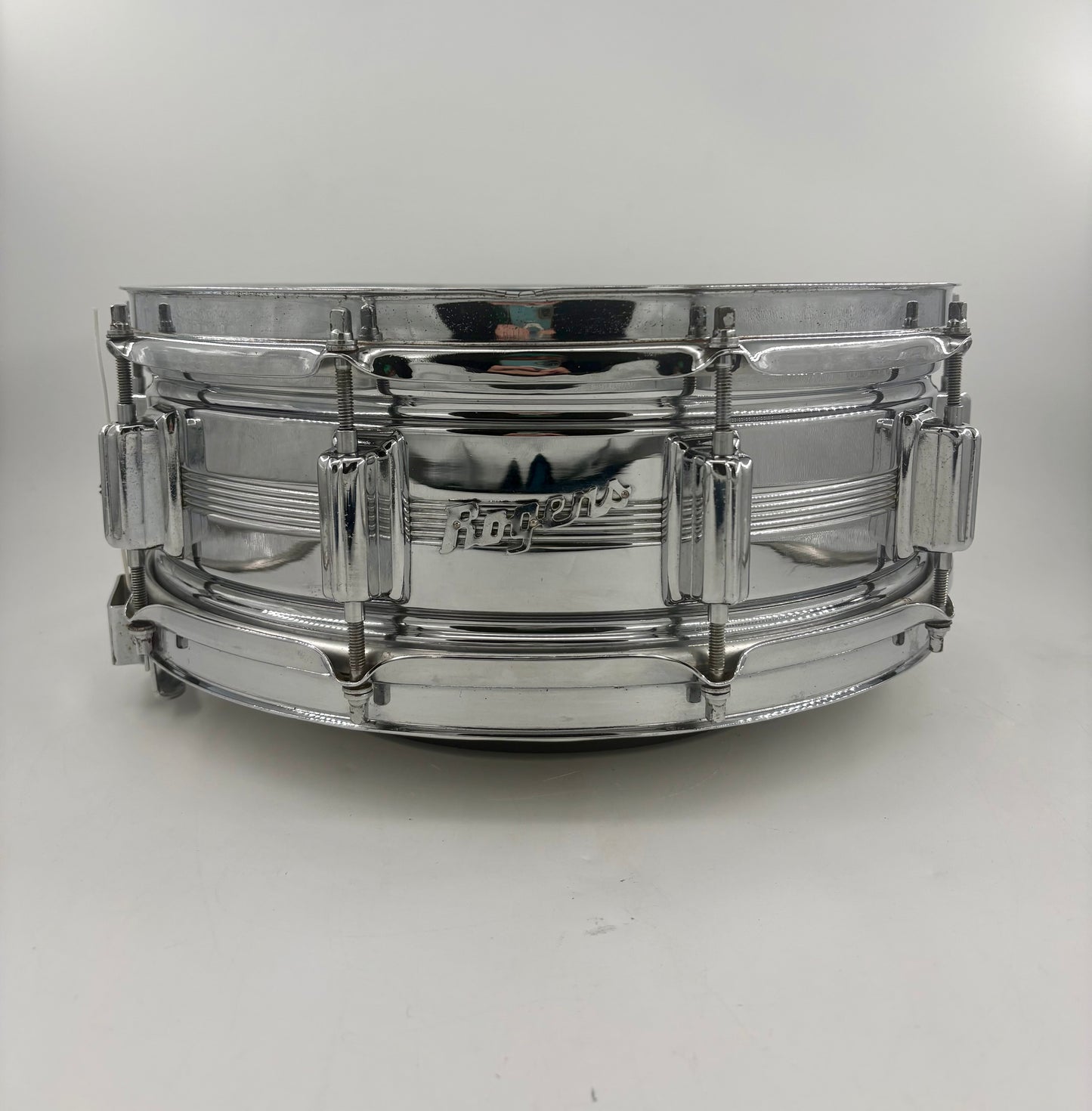 Vintage Rogers "5-Line" Dyna-Sonic 14" x 5" Chrome