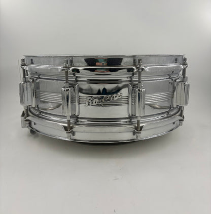 Vintage Rogers "5-Line" Dyna-Sonic 14" x 5" Chrome