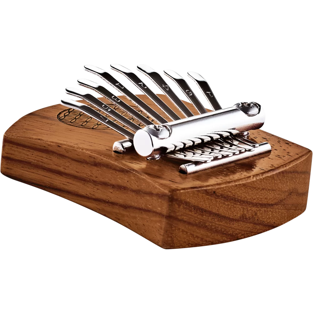 Meinl Mini 8 notes Kalimba - Flower Of Life - Red Zebrawood