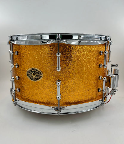 Montineri Custom 8”x14” Copper Sparkle Snare - preowned
