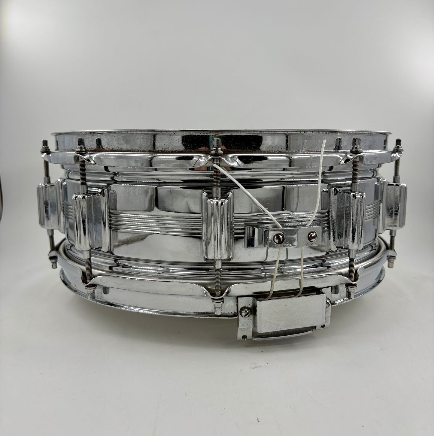Vintage Rogers "5-Line" Dyna-Sonic 14" x 5" Chrome