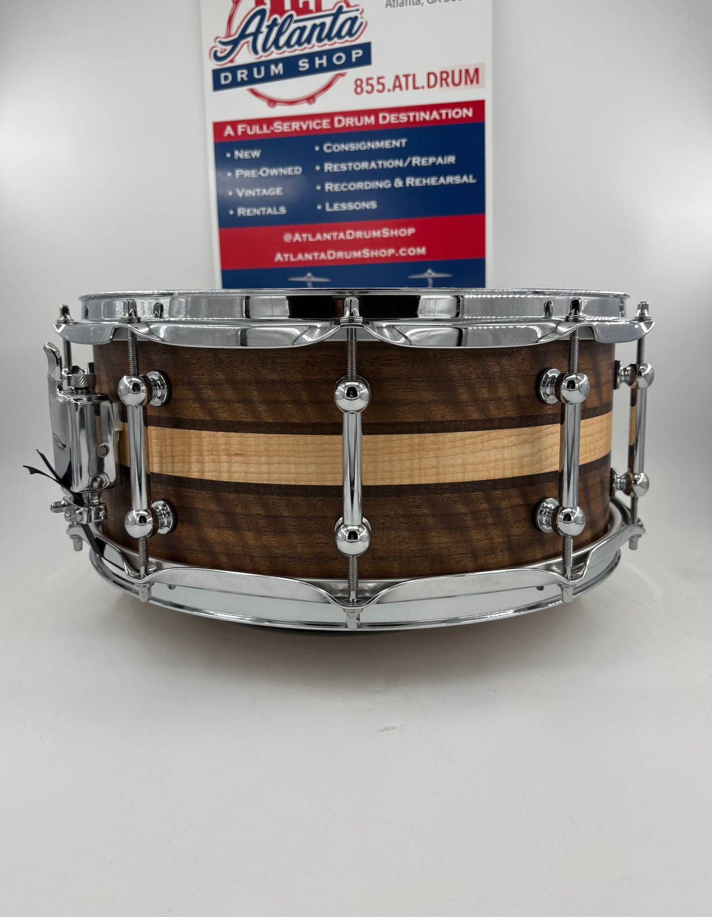 Pi Drum Company 14"x6" Custom Stave Multi-Wood Snare