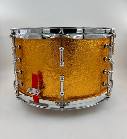 Montineri Custom 8”x14” Copper Sparkle Snare - preowned