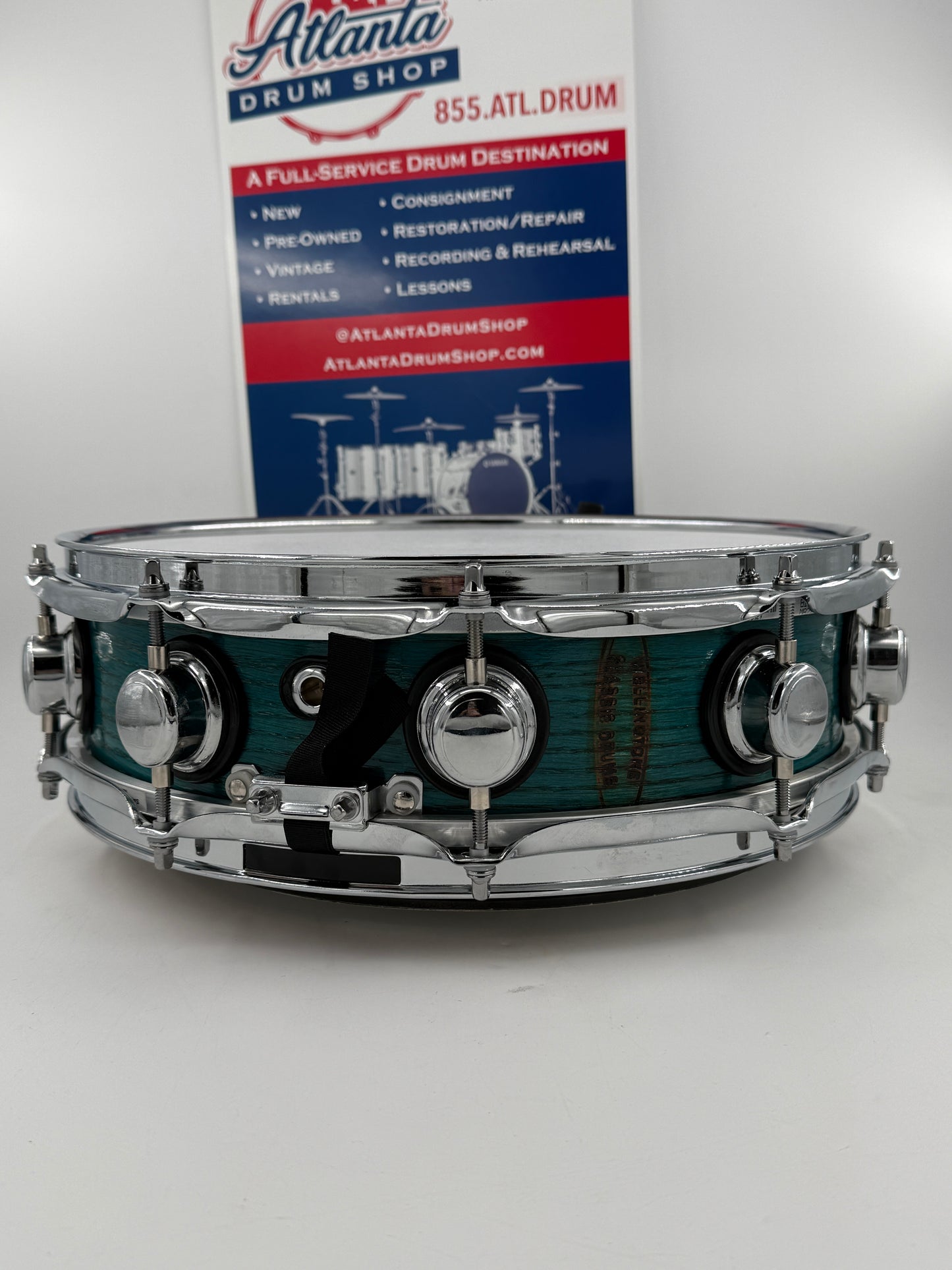 Wellingtone 14” x 4” “Lagoon Leibowitz” Red Oak Snare Drum