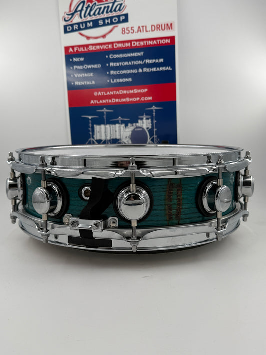 Wellingtone 14” x 4” “Lagoon Leibowitz” Red Oak Snare Drum