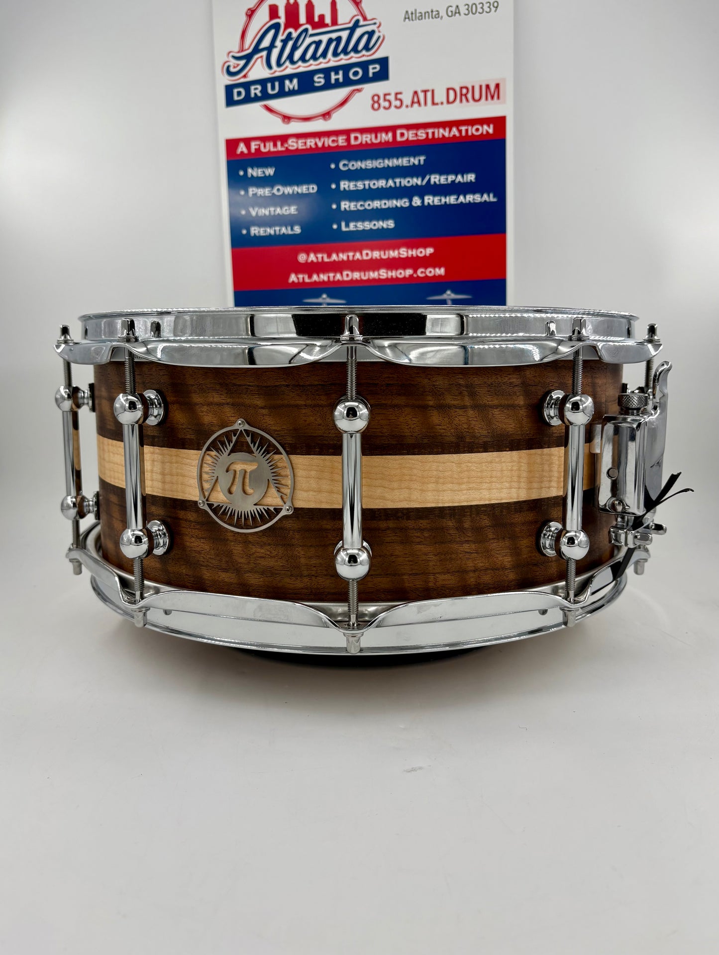 Pi Drum Company 14"x6" Custom Stave Multi-Wood Snare