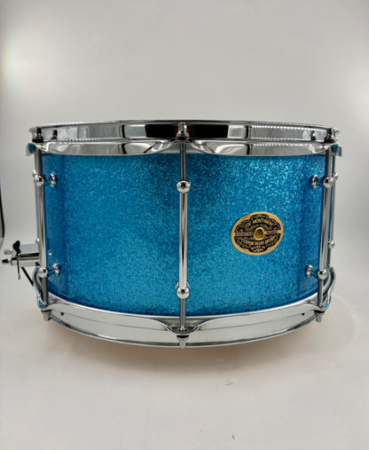 Montineri Custom 7”x14” Light Blue Sparkle Snare
