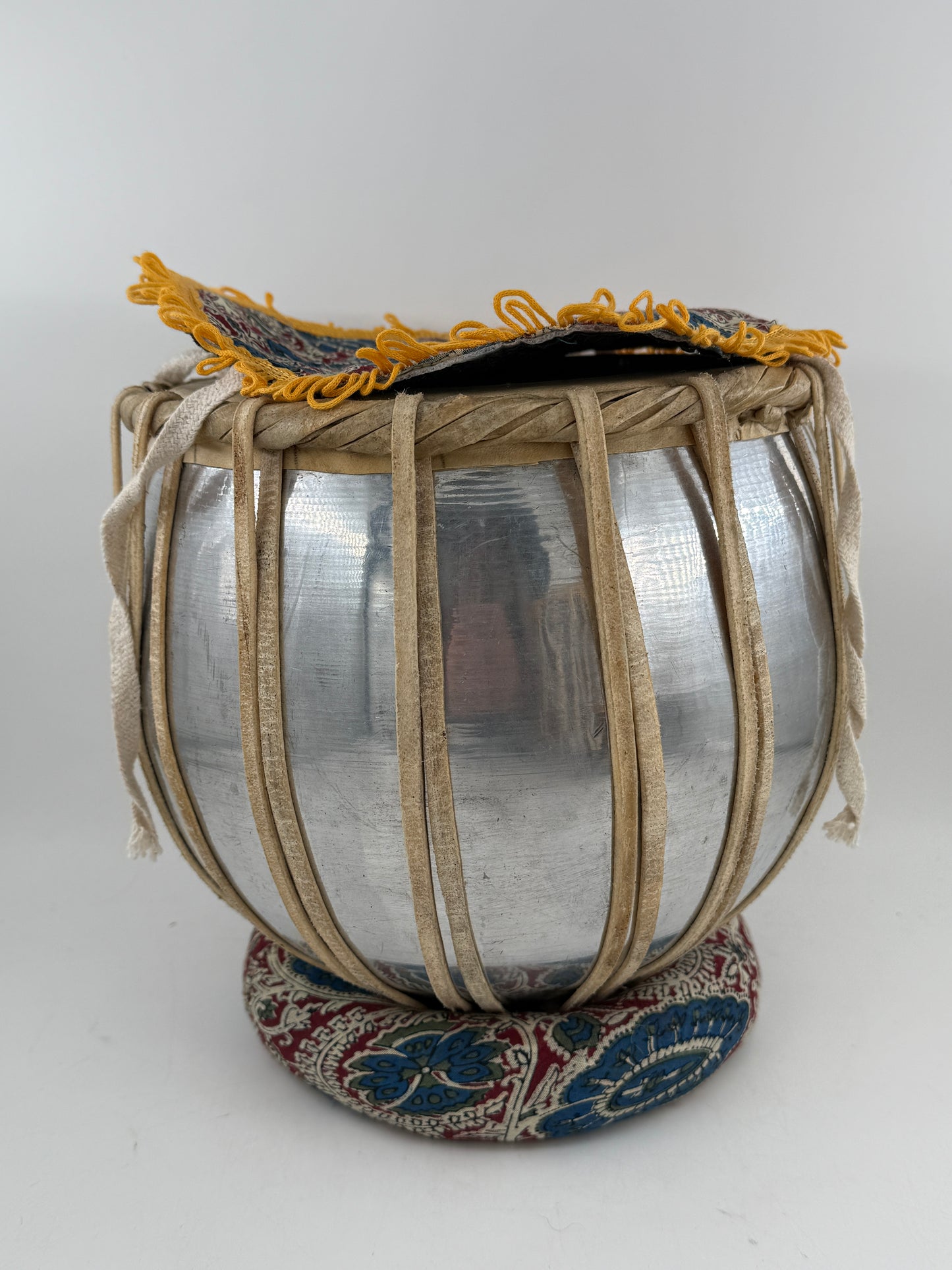 Tabla Drums Set Steel Nickel Plated Bayan Musical Instruments Set of Two